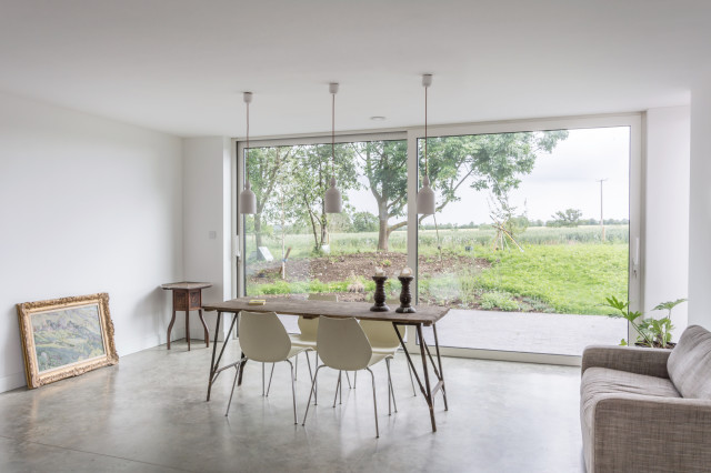 Tractor Shed casa-de-campo-comedor