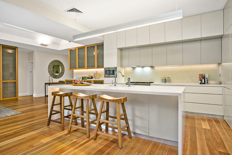 Contemporary kitchen in Sydney.
