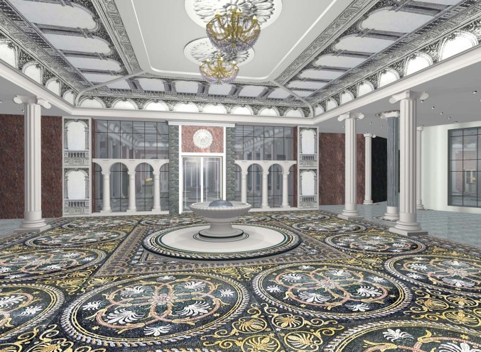 Холл в жилом комплексе