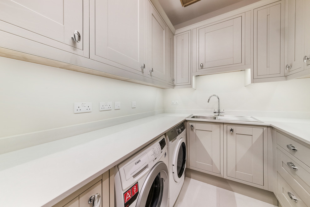Contemporary utility room in London.