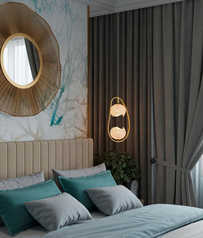 Загородный двухэтажный дом