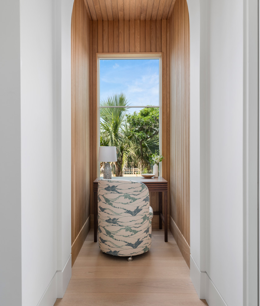 Inspiration for a coastal home office remodel in Charleston