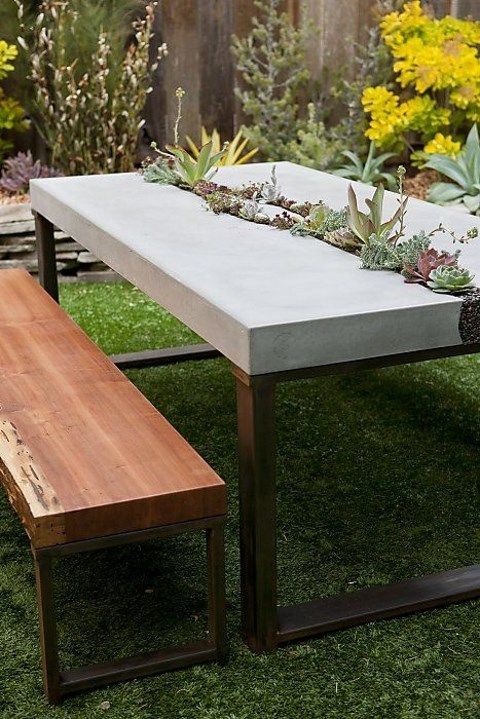 52 Outdoor Concrete Furniture Ideas That Inspire - Sacramento - by