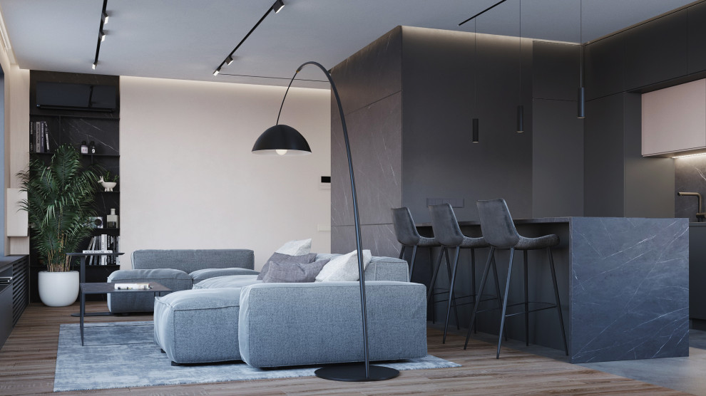 Квартира 70 м2  в стиле минимализм