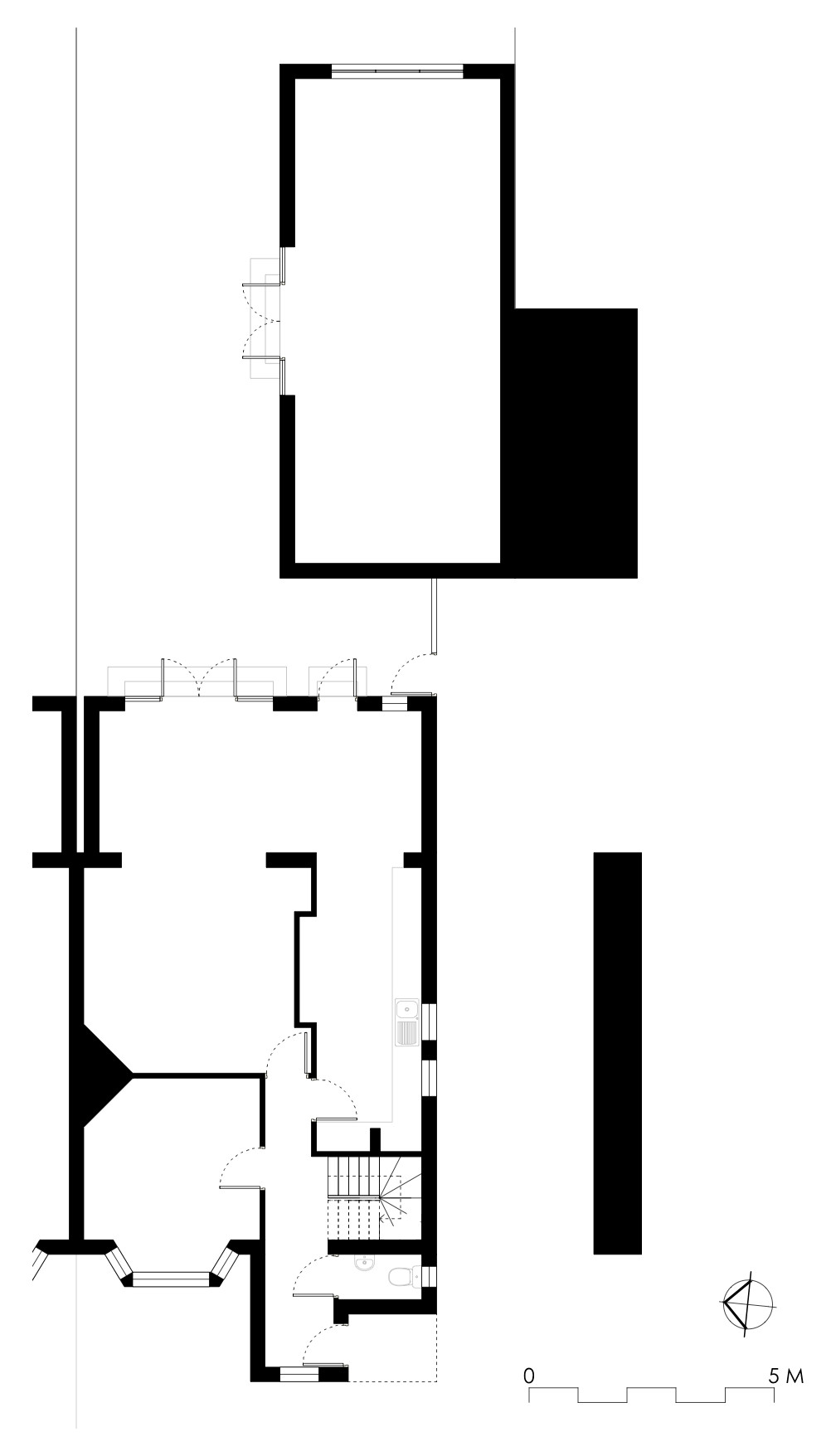 Houzz Австралия: Пристройка к дому вместо сарая | Houzz Россия