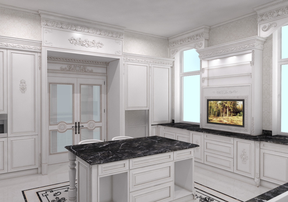 Кухня в загородном доме