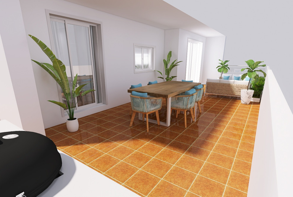 Renovación de Ático: Un nuevo hogar familiar diseñado con toques mediterráneos