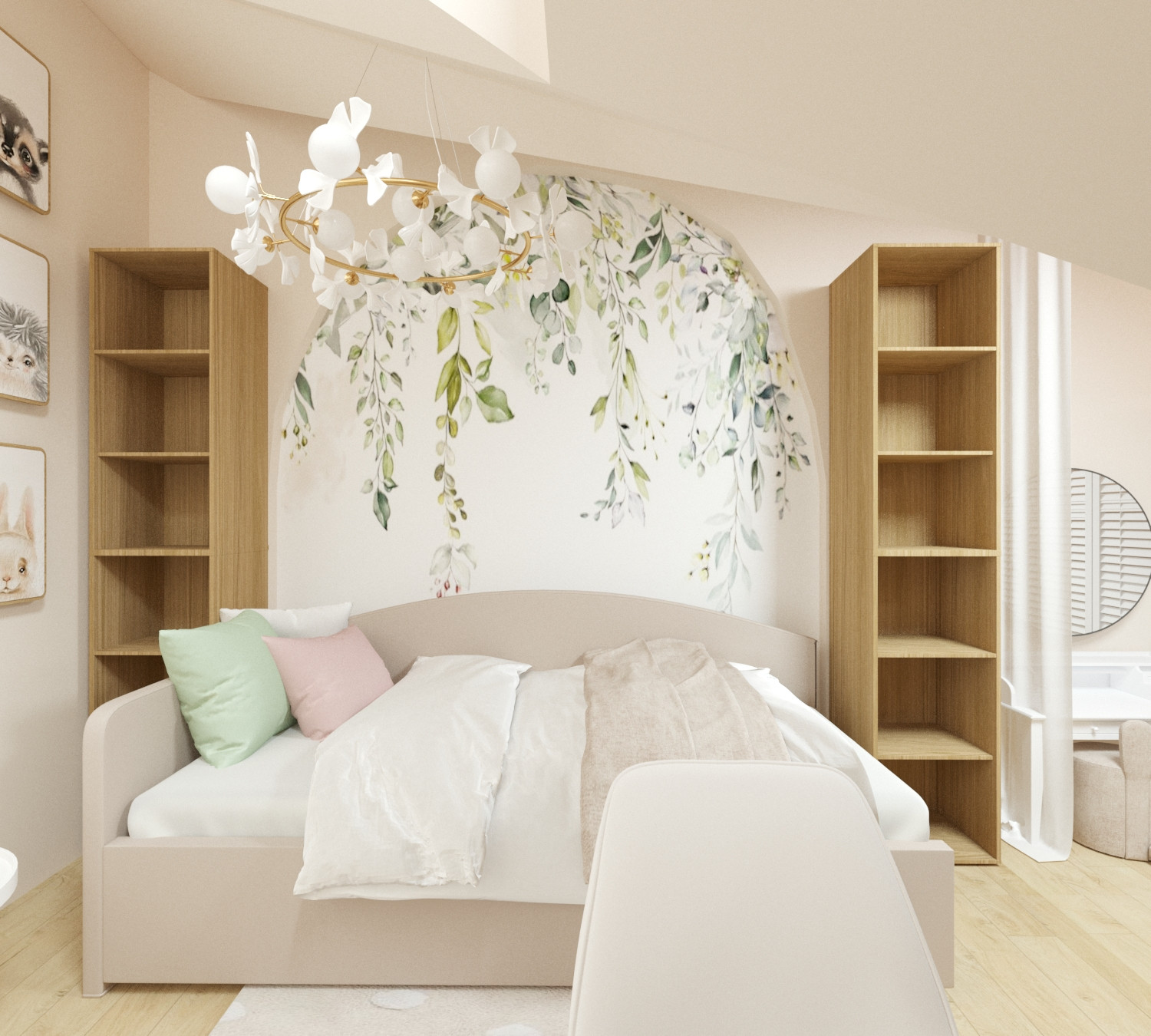 Проект детских комнат в Таунхаусе 25 м2