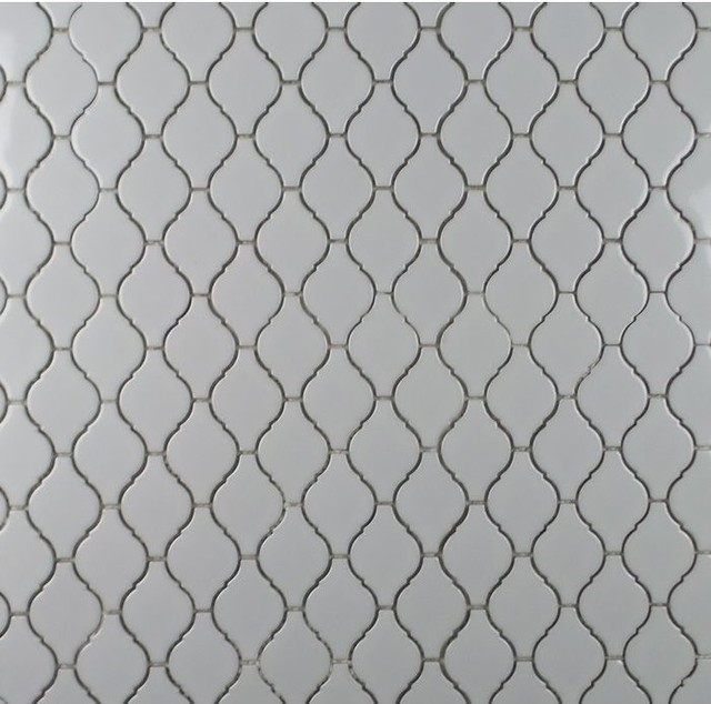 Arabesque Narrow Lantern Tiles Mediterranean Mosaic Tile By Gl Arabesque Narrow Lantern Tiles Glossy White 11 X9 75