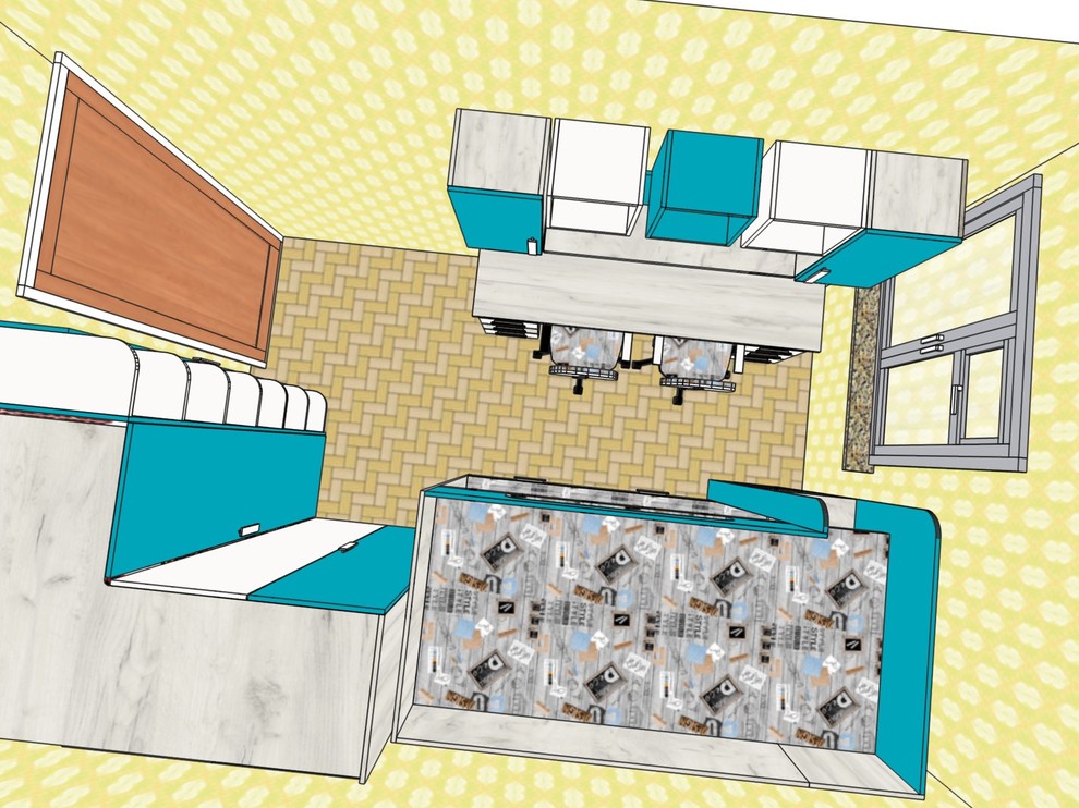 Как в пространстве 9м2 поселить двух  мальчишек -школьников