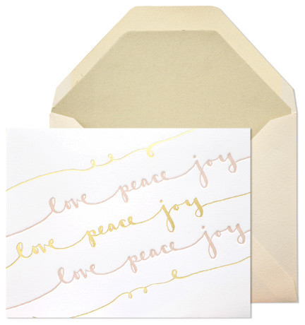 Love Peace Joy Holiday Cards