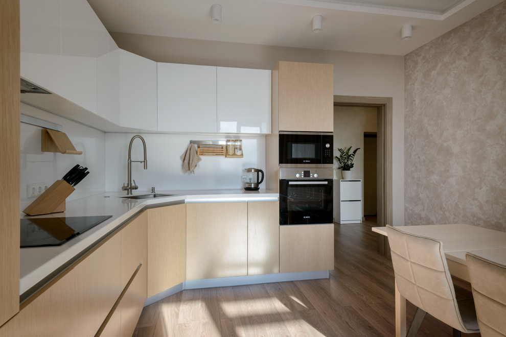 Двухъярусная квартира в стиле Экоминимализм