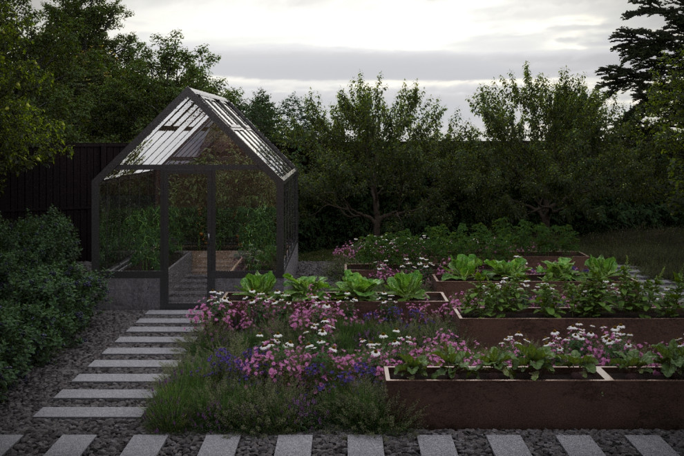 Сад на высоком берегу