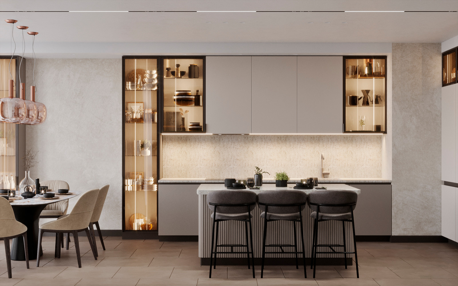 ДИЗАЙН ИНТЕРЬЕРА КВАРТИРЫ Г. МОСКВА, УЛ. НЕЖИНСКАЯ, ДОМ 5К.2, 143 КВ.М