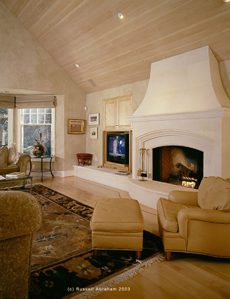 Traditional living room in San Francisco.
