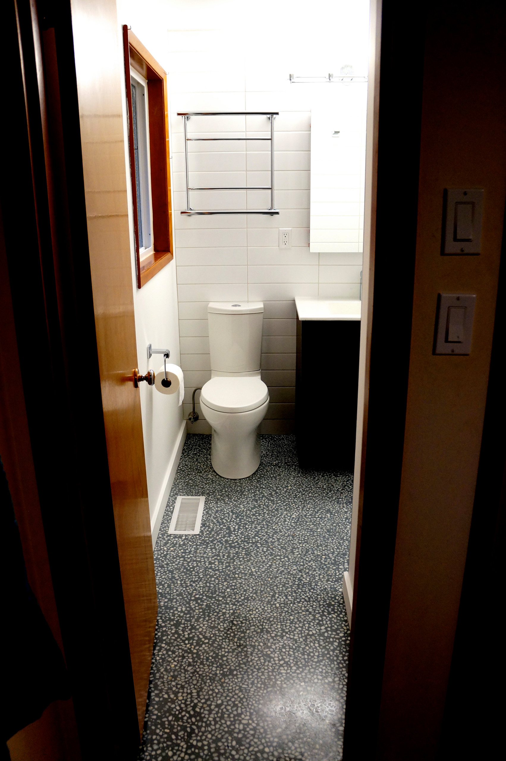 mid century bathroom remodel