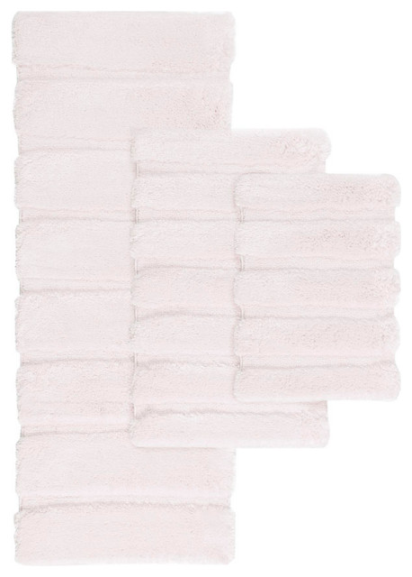 Channel Tufted Rug Madison Park Tufted Pearl Channel Rug, Blush - Contemporary - Bath Mats ...