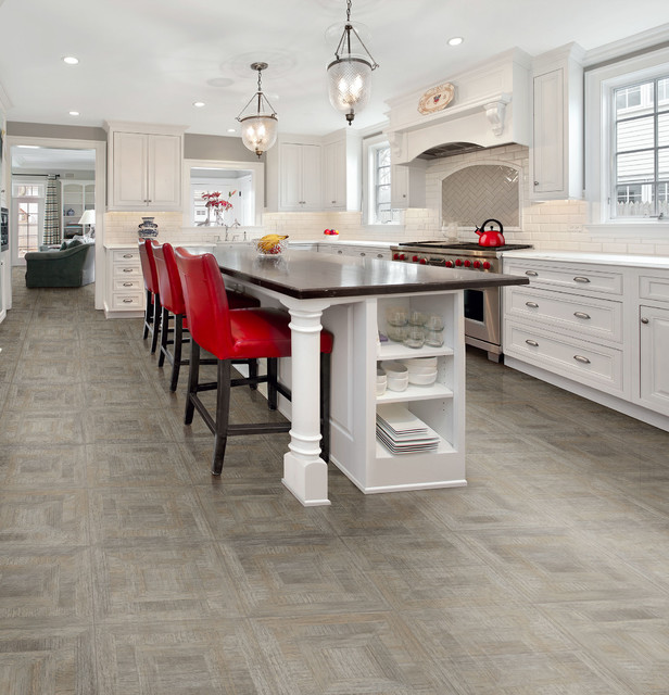 Congoleum DuraCeramic Luxury Vinyl Flooring Kitchen Grand Rapids