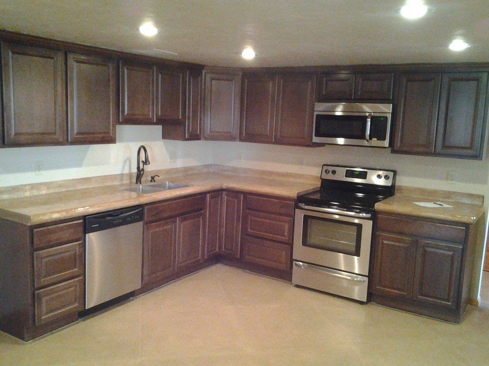 Inspiration for a rustic kitchen remodel in Phoenix