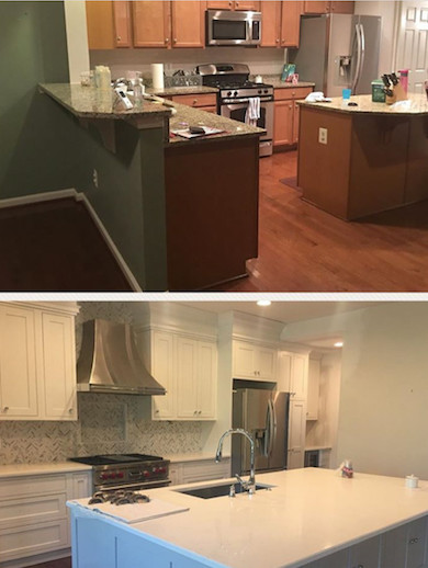 Inspiration for a transitional kitchen remodel in DC Metro