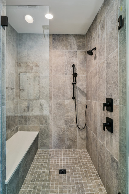 Denver Duplex modern-badezimmer