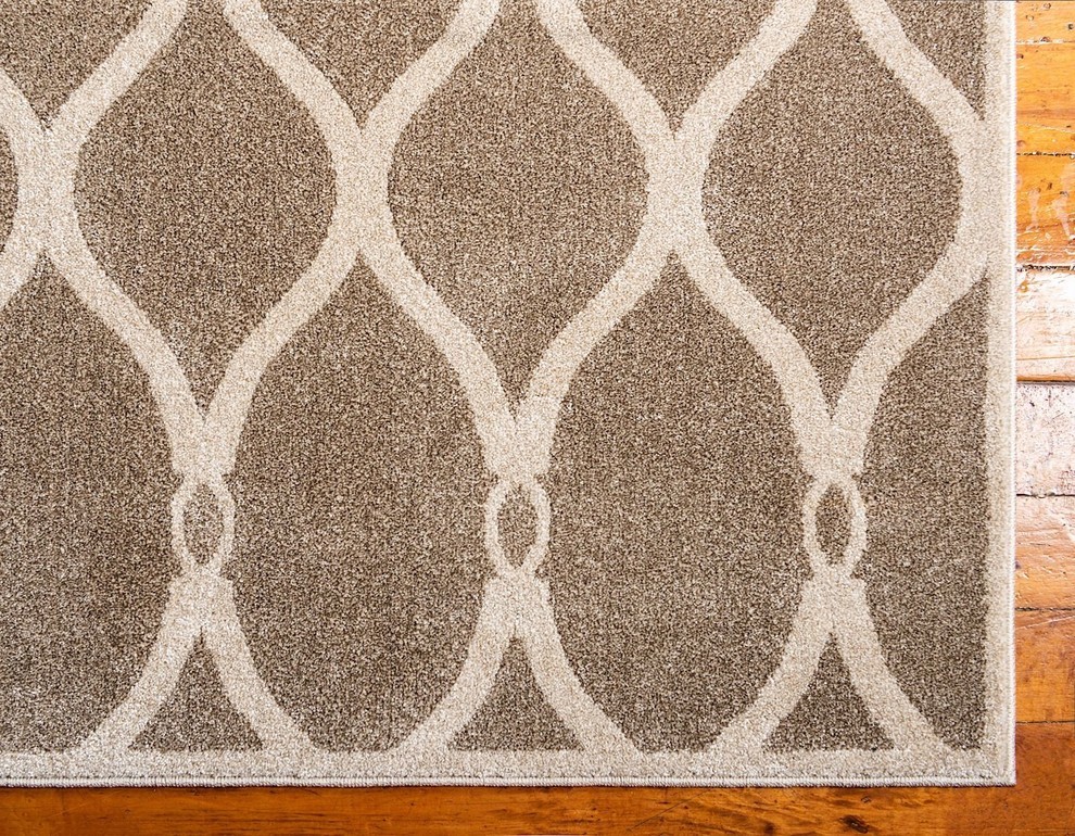 Contemporary Theodora Bamboo Area Rug Mediterranean Hall And Stair Runners By Rugpal