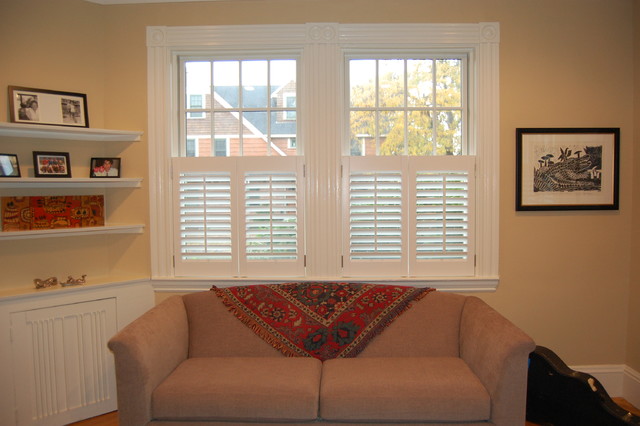 Plantation Shutters Traditional Living Room Boston By Shades In Place Houzz Au