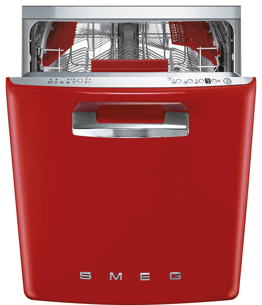 Smeg 24’’ 50’s Retro Style Series Pre-finished Dishwasher