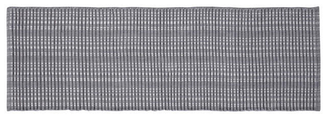 Woolen Silk Rib Rug, Runner, 24