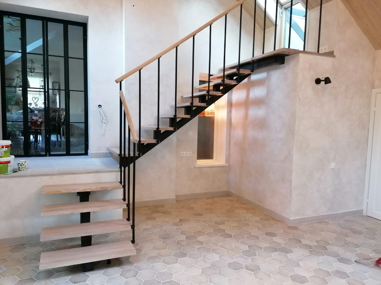 лестница на сварном монокосоуре