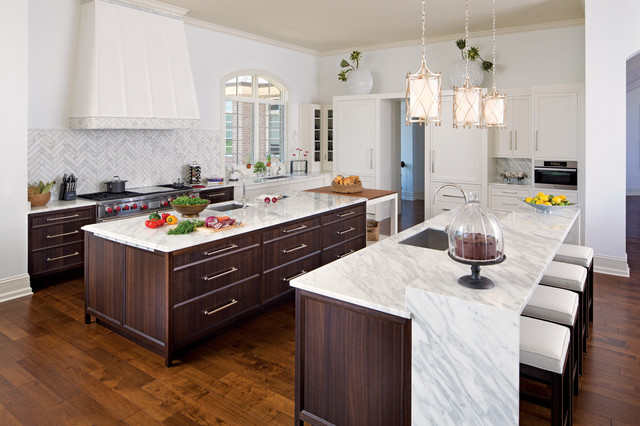 30+ Kitchens that Prove the Value of Double Islands – the House of Grace