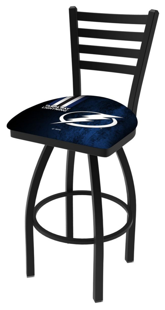 Holland L014 03 Tampa Bay Lightning 36" Swivel Bar Stool Black