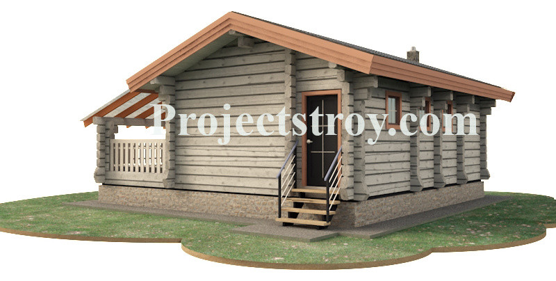 Сауна дом из лафета