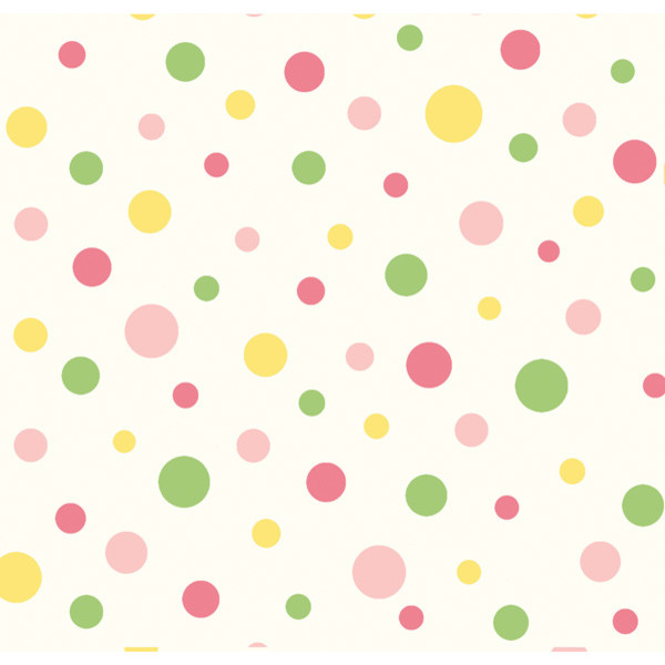 Circus Pink Polka Dot Wallpaper Wallpaper - Contemporary ...