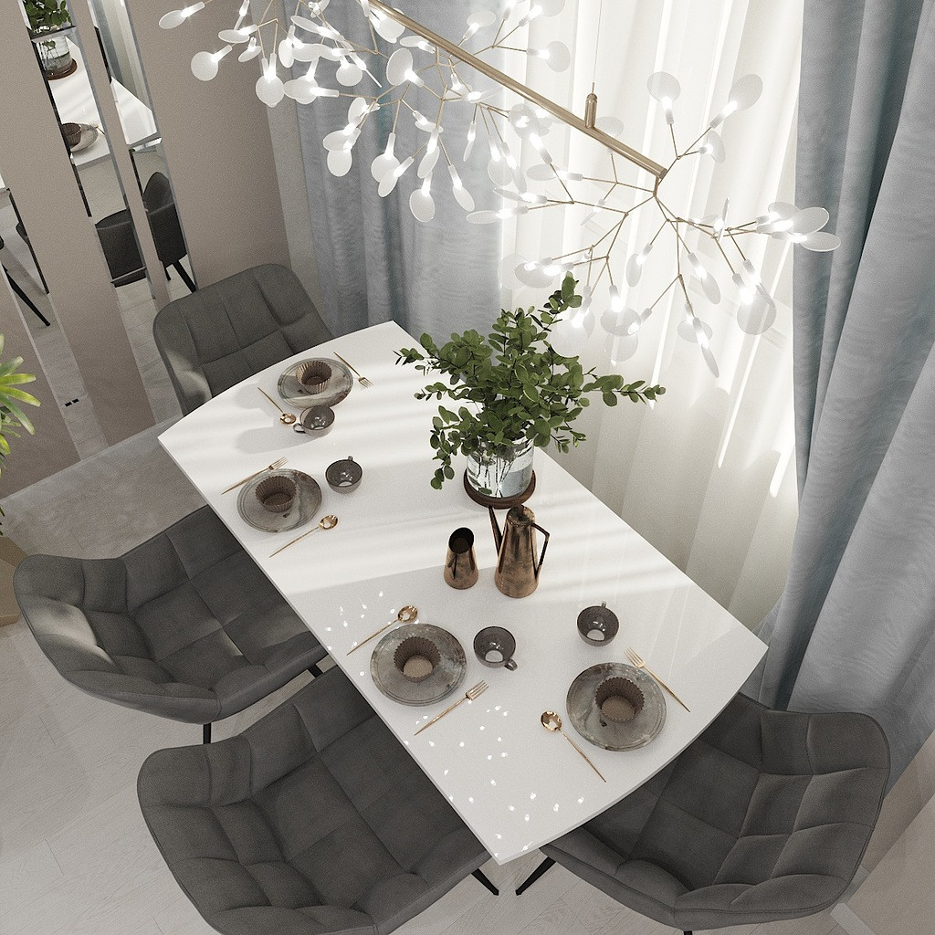 Дизайн кухни-гостиной