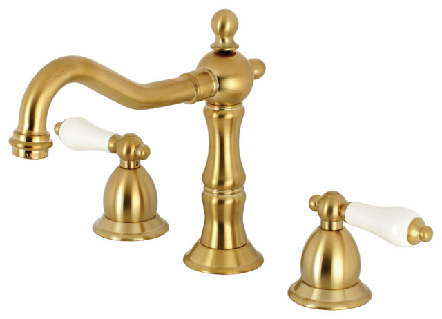 8 Widespread Lavatory Faucet Traditional Bathroom Faucets And Showerheads By Kingston Brass