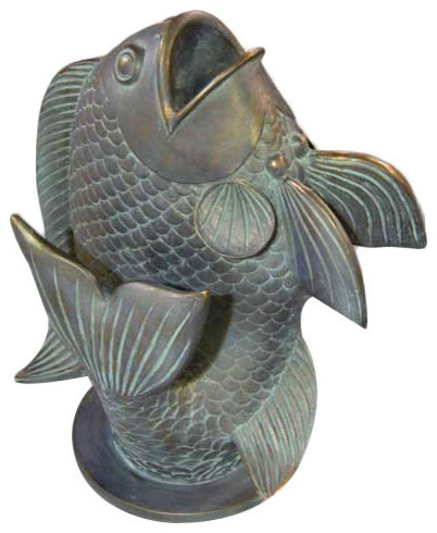 Hand sculpted ceramic fish Kaleidoscope Fish