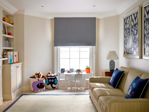 ways to organize toys in living room