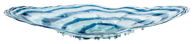 Abyss Plate in Blue and Clear