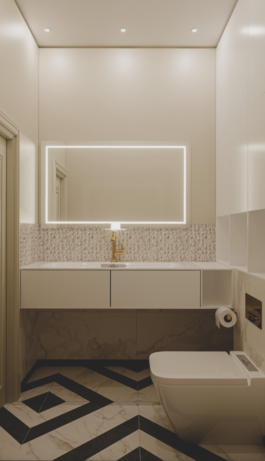 Коттедж, Каширское шоссе, Санузел 1, Санузел 2