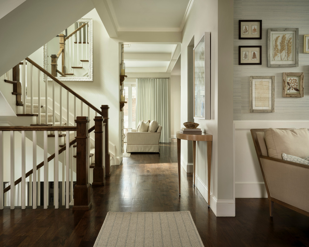 Transitional home design photo in Denver