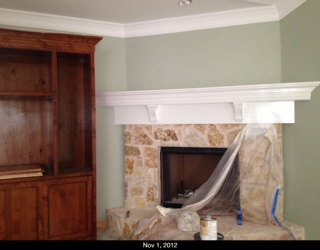Need help with Fireplace Mantle color | Houzz Forum