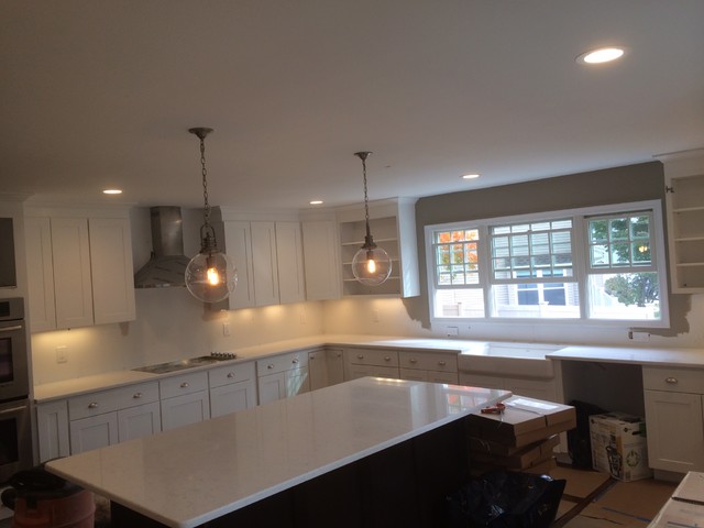 Zodiaq Coarse Carrara Quartz Kitchen Lincroft Nj Contemporary