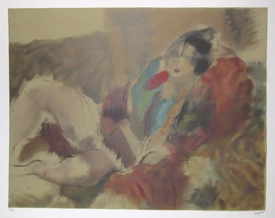 Jules Pascin, Marionette, Lithograph, Stamp-Signed