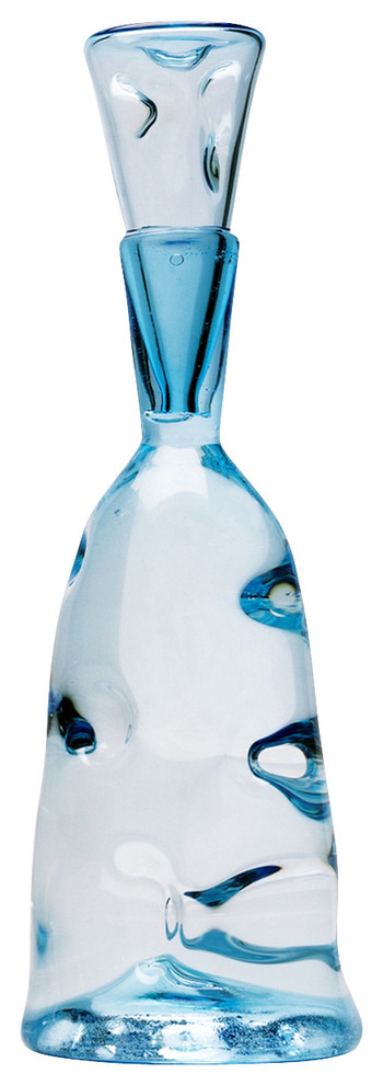 Dent Collection Decanter With Stopper, Clear