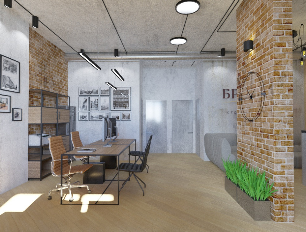 Офис страховой компании в стиле ЛОФТ