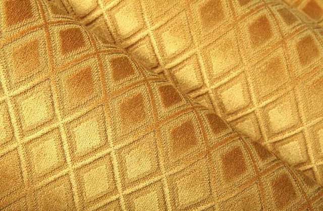 Ofanto Velvet Upholstery Fabric in Curry
