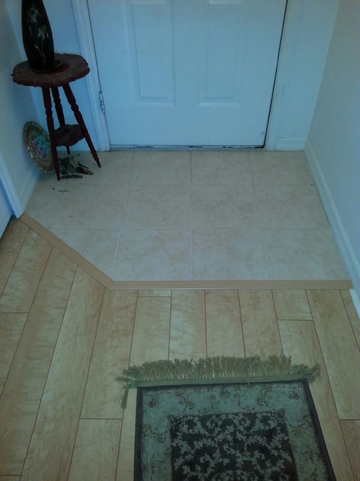 Transitional entryway photo in Miami