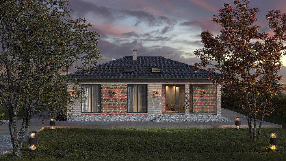 Проект коттеджа, 120 м2