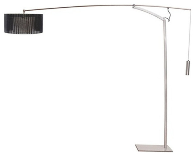 Fine Mod Imports Ell Floor Lamp Silver